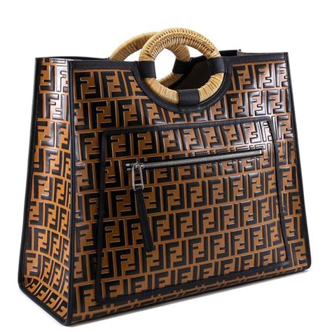 fendi runaway shopper replica|fendi peekaboo price.